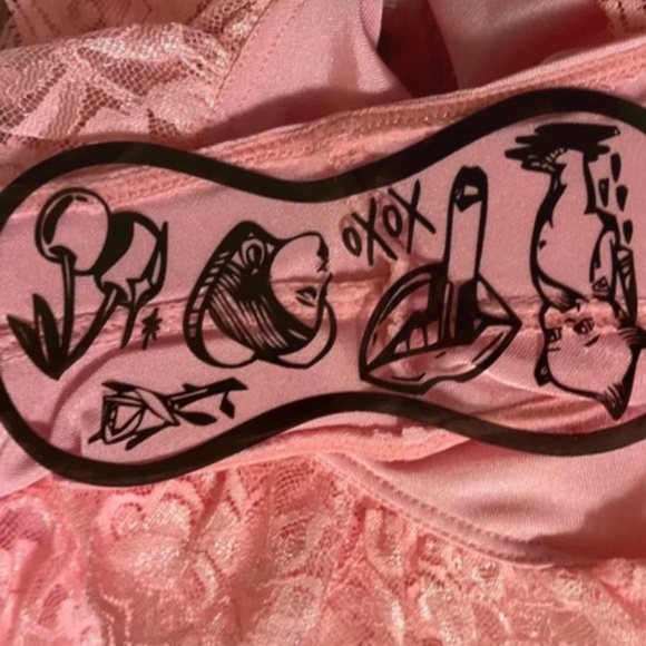 Bubblegum Pink Lace Lingerie Teddy Bodysuit - Picture 5 of 5